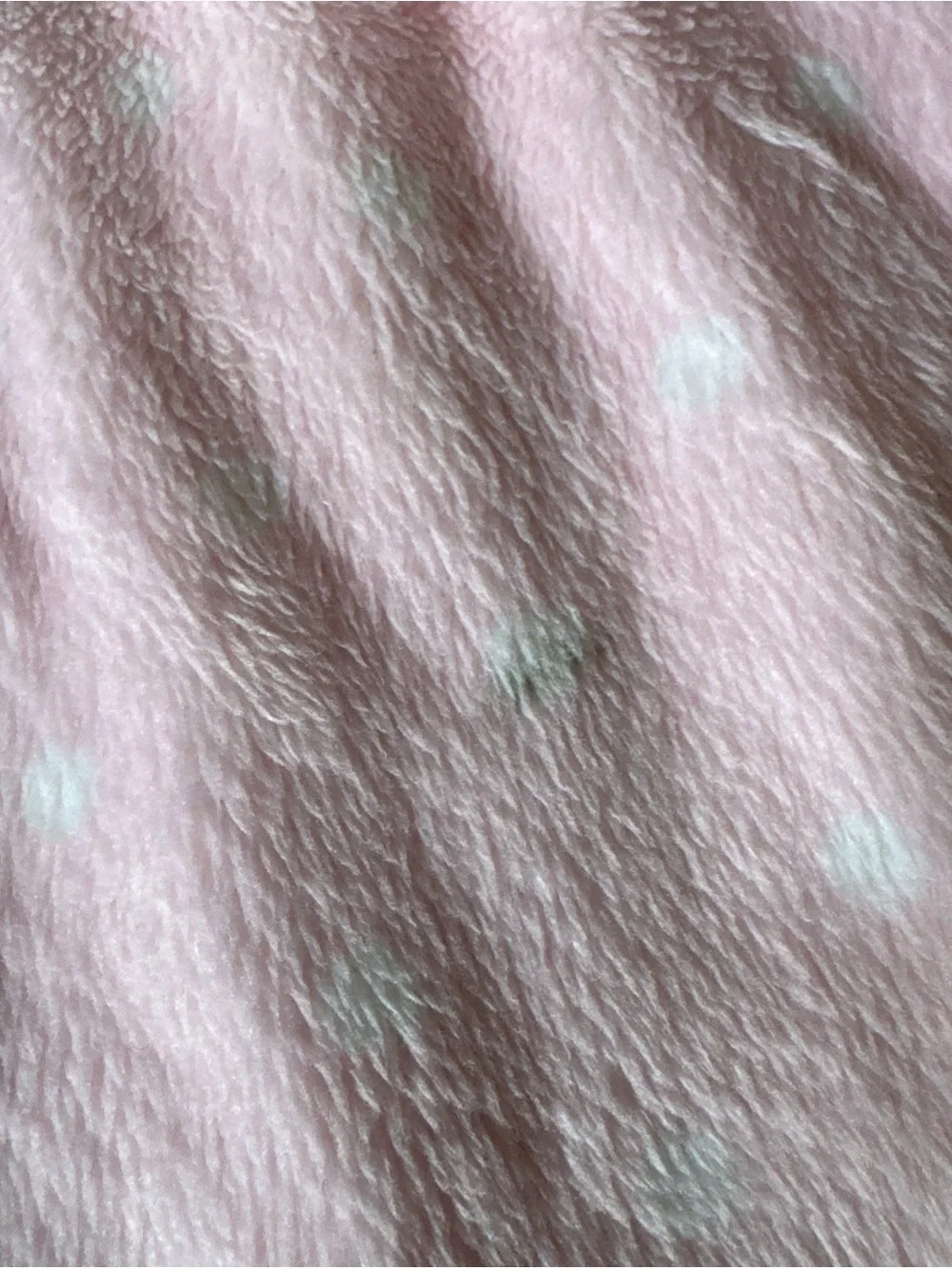 Cloud Island Security Blanket Lovey White Plush Bunny Rabbit Pink Polka Dot Soft